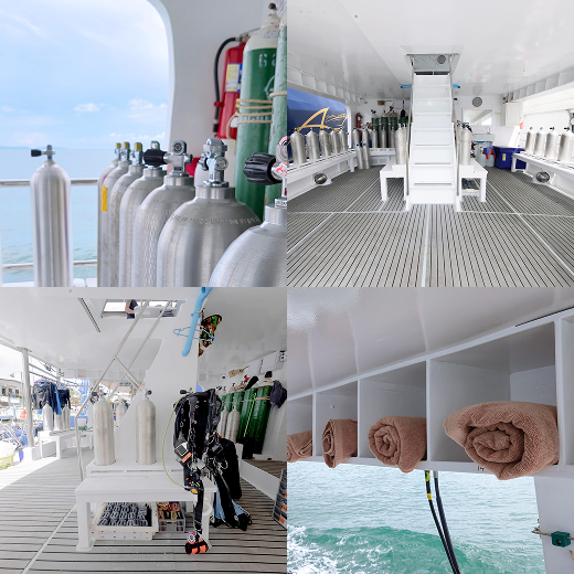 Dive deck on MV. Krishna 2