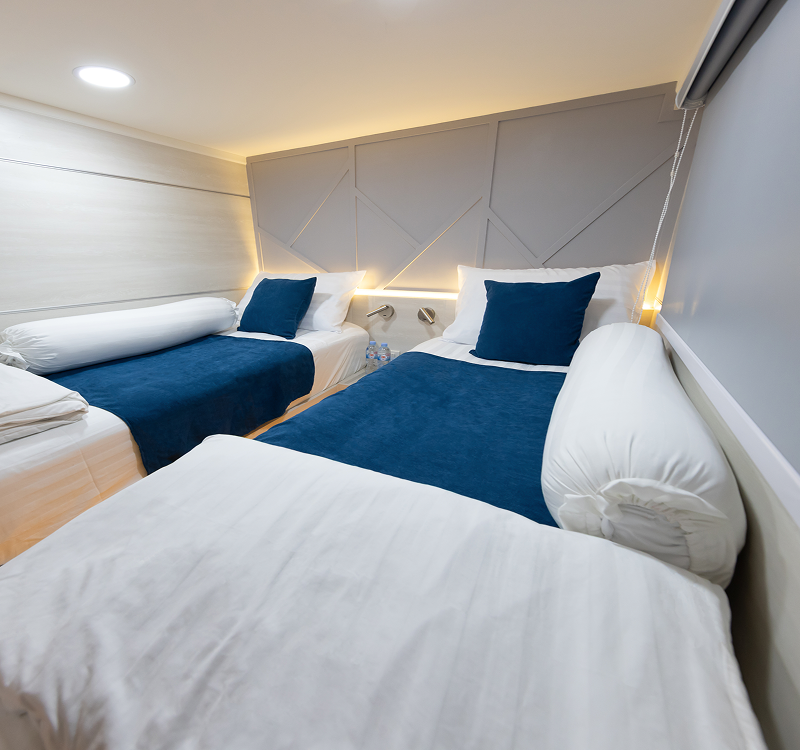 MV. Krishna 3 Deluxe Cabin A3-A4 - มุมห้องพัก 1
