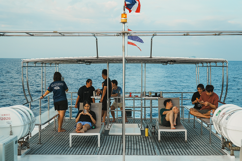 บรรยากาศบนเรือ MV. Krishna วันที่ 4