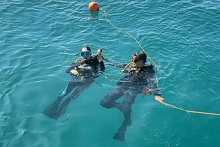 ออกสอบทะเลแสมสาร ใกล้กรุงเทพ หลักสูตร Open Water ภาพที่ 5
