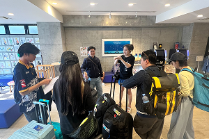บรรยากาศวันเดินทางของทีม Divemate ไปยัง Okinawa